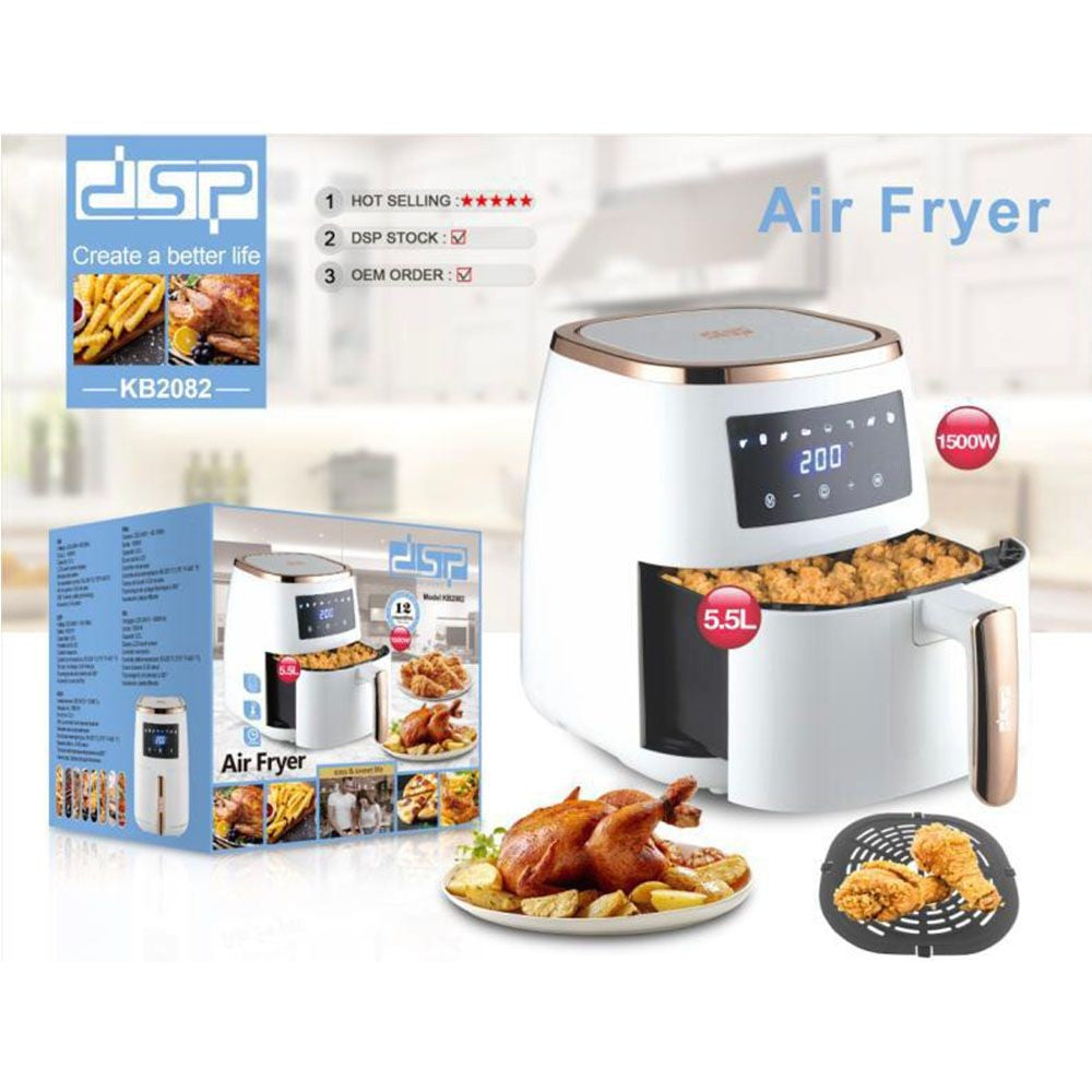 DSP AIR FRYER 5.5L 1500W DSP AIR FRYER 5.5L 1500W